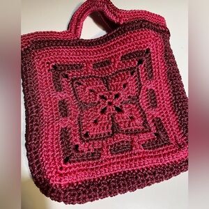 Burgundy mini bag